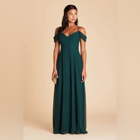 NWT Birdy Grey Devin Convertible Dress in Chiffon Emerald - Picture 1 of 8